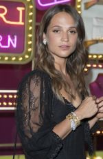 ALICIA VIKANDER at Bvlgari Pop Up Store in Paris 07/04/2017