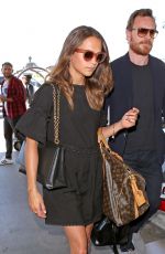 ALICIA VIKANDER at Los Angeles International Airport 07/25/2017