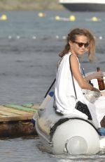 ALICIA VIKANDER Heading to a Private Yacht in Ibiza 07/07/2017