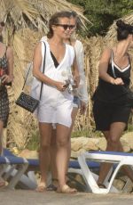 ALICIA VIKANDER Heading to a Private Yacht in Ibiza 07/07/2017