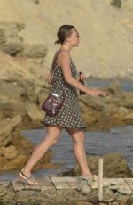 ALICIA VIKANDER Heading to a Private Yacht in Ibiza 07/07/2017