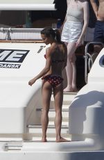 ALICIA VIKANDER in Bikini at a Yacht in Formentera 07/05/2017