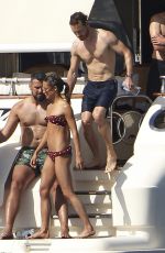ALICIA VIKANDER in Bikini at a Yacht in Formentera 07/05/2017
