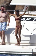 ALICIA VIKANDER in Bikini at a Yacht in Formentera 07/05/2017