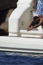ALICIA VIKANDER in Bikini at a Yacht in Formentera 07/05/2017