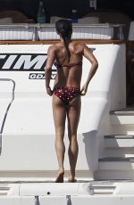 ALICIA VIKANDER in Bikini at a Yacht in Formentera 07/05/2017