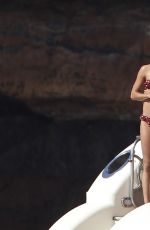ALICIA VIKANDER in Bikini at a Yacht in Formentera 07/05/2017