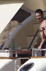 ALICIA VIKANDER in Bikini at a Yacht in Formentera 07/05/2017
