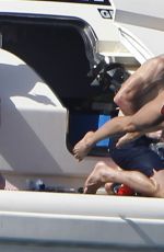 ALICIA VIKANDER in Bikini at a Yacht in Formentera 07/05/2017