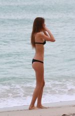 ALICJA GESCIAK in Bikini on the Beach in Miami 07/06/2017