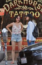 ALISON BRIE Out for Dinner in La Quinta 07/10/2017