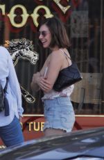 ALISON BRIE Out for Dinner in La Quinta 07/10/2017