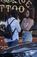 ALISON BRIE Out for Dinner in La Quinta 07/10/2017