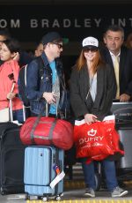 ALYSON HANNIGAN at LAX Airport in Los Angeles 07/03/2017