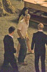 AMAL CLOONEY and George Clooney Out in Lake Como 07/18/2017