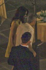 AMAL CLOONEY and George Clooney Out in Lake Como 07/18/2017