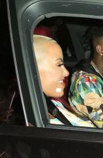 AMBER ROSE Leaves Peppermint Club in West Hollywood 07/08/2017