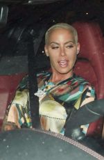 AMBER ROSE Leaves Peppermint Club in West Hollywood 07/08/2017