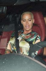 AMBER ROSE Leaves Peppermint Club in West Hollywood 07/08/2017
