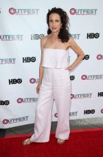 ANDIE MACDOWELL at Outfest Screening in Los Angeles 07/07/2017