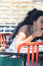 ANGELA SIMMONS Out for Lunch at Bar Pitti in New York 07/05/2017