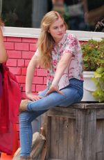 ANGOURIE RICE on the Set of  Every Day in Toronto 07/17/2017