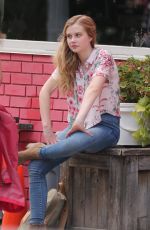 ANGOURIE RICE on the Set of  Every Day in Toronto 07/17/2017