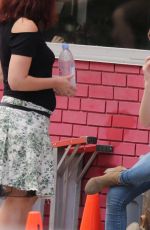 ANGOURIE RICE on the Set of  Every Day in Toronto 07/17/2017