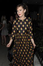 ANNA FRIEL Leaves Mayfairs 34 Restaurant in London 07/18/2017