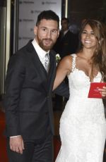 ANTONELLA ROCCUZZO with Lionel Messi at Wedding Reception in Argentina 06/30/2017