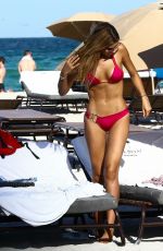 ARIADNA GUTIERREZ in Bikini on the Beach in Miami 07/03/2017