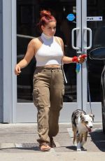 ARILE WINTER Out with Her Dog in Studio City 07/18/2017