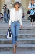ARIZONA MUSE Leaves Ralph & Russo Fashion Show at Haute Couture Paris Fashion Week 07/03/2017