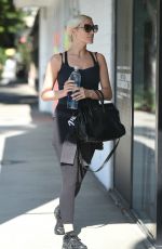 ASHLEE SIMPSON Heading to a Gym in Los Angeles 07/21/2017