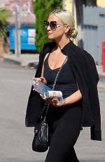 ASHLEE SIMPSON Leaves a Gym in Beverly Hills 07/17/2017