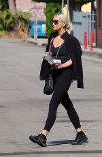 ASHLEE SIMPSON Leaves a Gym in Beverly Hills 07/17/2017