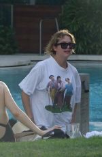 ASHLEY BENSON at a Pool Party in Miami 07/02/2017