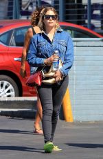 ASHLEY BENSON Heading to a Nail Salon in Studio City 07/25/2017