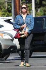ASHLEY BENSON Heading to a Nail Salon in Studio City 07/25/2017