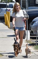 ASHLEY GREENE and Paul Khoury Out in Toluca Lake 07/02/2017