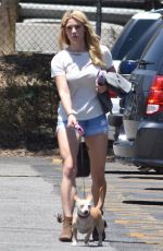 ASHLEY GREENE and Paul Khoury Out in Toluca Lake 07/02/2017
