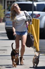 ASHLEY GREENE and Paul Khoury Out in Toluca Lake 07/02/2017