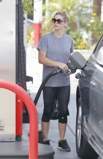 ASHLEY GREENE at a Gas Station in West Hollywood 07/13/2017