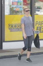 ASHLEY GREENE at a Gas Station in West Hollywood 07/13/2017