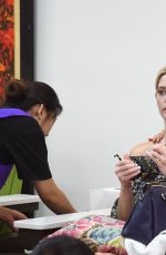 ASHLEY GREENE at a Nail Salon in Beverly Hills 07/01/2017