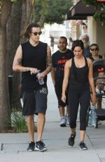 ASHLEY TISDALE and Christopher French Heading to a Gym in Studio City 07/20/2017