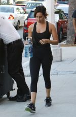 ASHLEY TISDALE and Christopher French Heading to a Gym in Studio City 07/20/2017