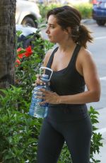 ASHLEY TISDALE and Christopher French Heading to a Gym in Studio City 07/20/2017