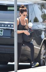 ASHLEY TISDALE  at a Gym in Studio City 07/17/2017