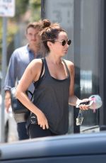 ASHLEY TISDALE  at a Gym in Studio City 07/17/2017